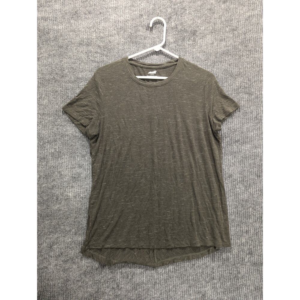 Avia Women's Green Active Crewneck Pullover Short Sleeves Casual T-Shirt Size M